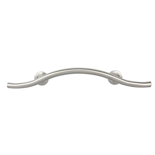 Seachrome Lifestyle & Wellness 30" Satin Stainless Steel 1.25 Diameter Concealed Flange Maverick Double Arched Grab Bar