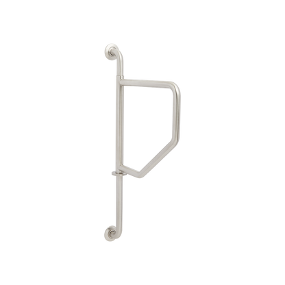 Seachrome Lifestyle & Wellness Series 36" Polished Stainless Steel Wall-To-Wall Swing Away Grab Bar