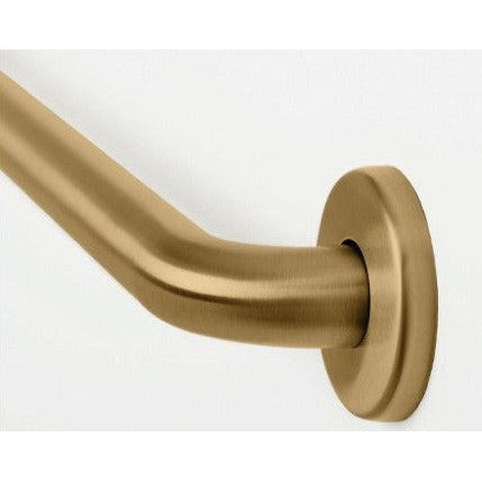 Seachrome Signature GB Series 12" Polished Brass 1.25" Tube Diameter Straight Grab Bar