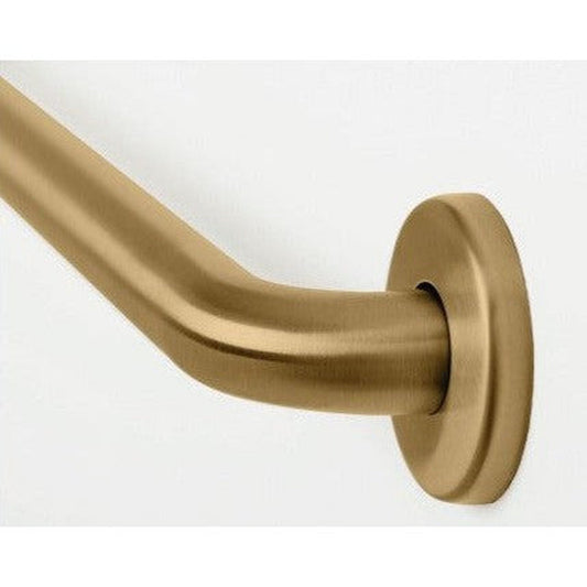 Seachrome Signature GP Series 16" Polished Brass Powder Coat 1.25" Tube Diameter Straight Grab Bar