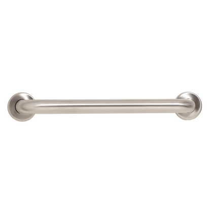 Seachrome Signature Series 12" Satin Stainless Steel 1.25" Bar Diameter Concealed Flange Straight Grab Bar