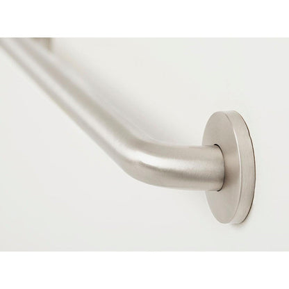 Seachrome Signature Series 12" Satin Stainless Steel 1.5" Bar Diameter Concealed Flange Straight Grab Bar