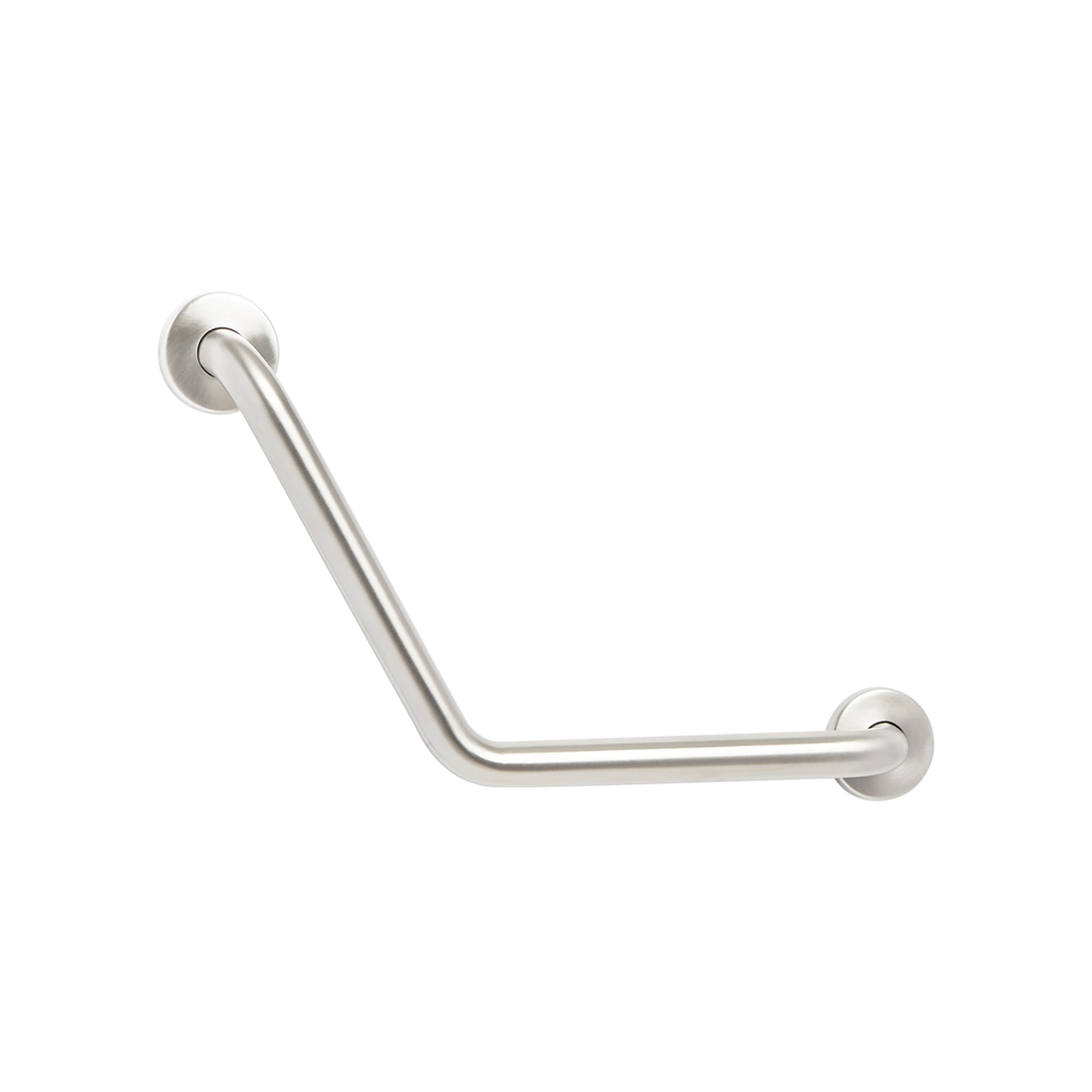 Seachrome Signature Series 12" x 12" Satin Stainless Steel 1.5" Bar Diameter Concealed Flange Boomerang Grab Bar