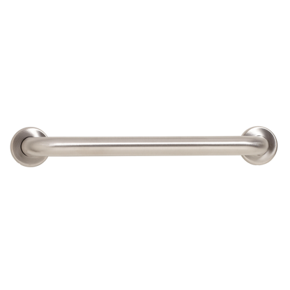 Seachrome Signature Series 16" Satin Stainless Steel 1.25" Bar Diameter Concealed Flange Straight Grab Bar