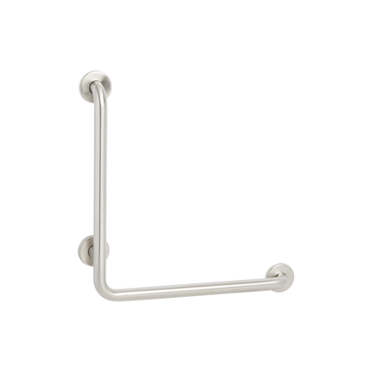 Seachrome Signature Series 16" x 32" Satin Stainless Steel 1.5" Bar Diameter Concealed Flange Left Configuration Vertical Angle Bar