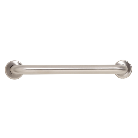 Seachrome Signature Series 18" Satin Stainless Steel 1.5" Bar Diameter Concealed Flange Straight Grab Bar