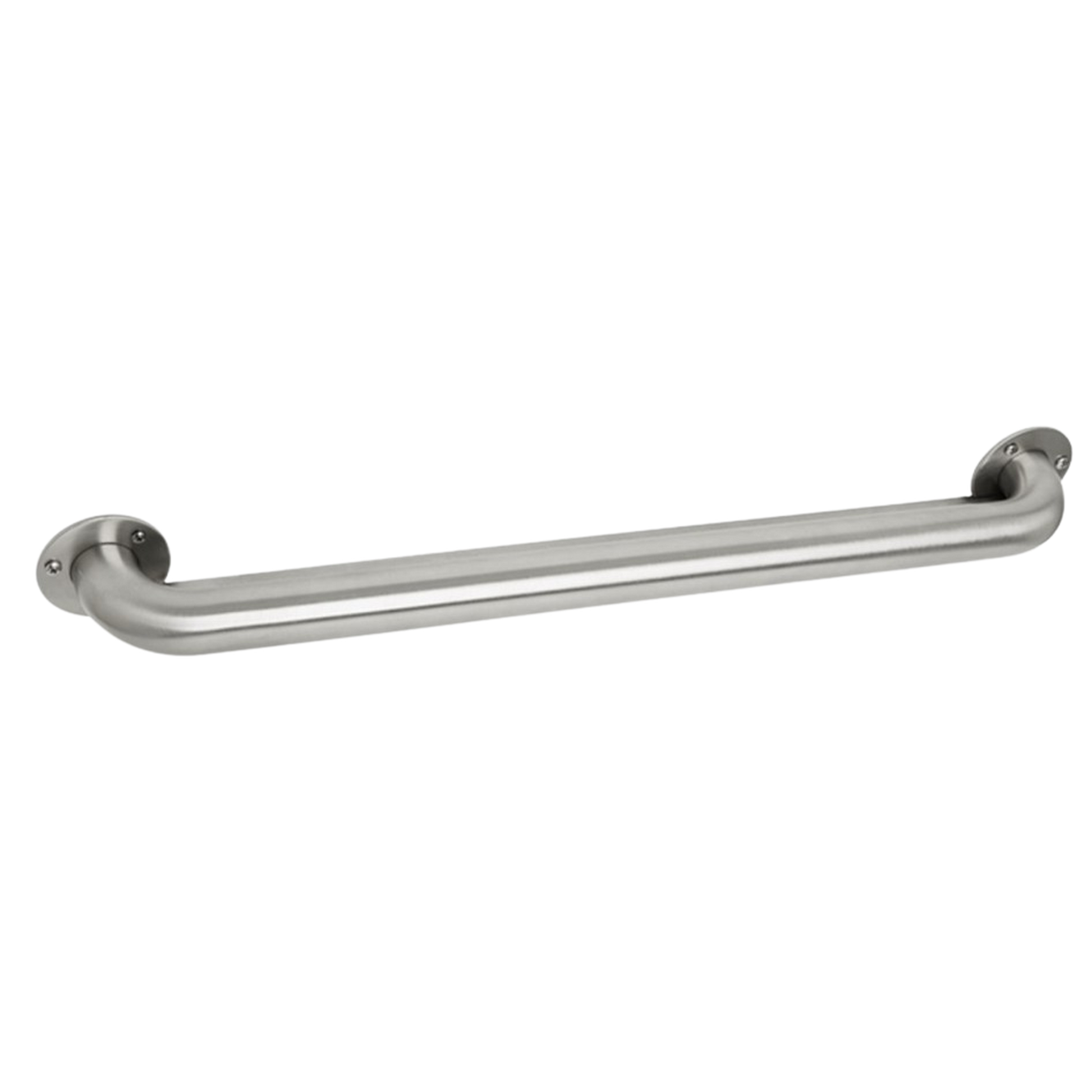 Seachrome Signature Series 18" Satin Stainless Steel 1.5 Diameter Exposed 3-Hole Mounting Flange Standard Ligature Resistant Grab Bar