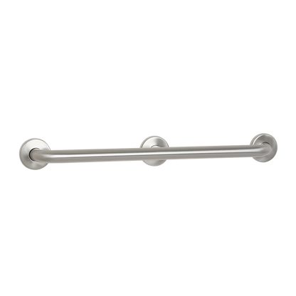 Seachrome Signature Series 24" Satin Stainless Steel 1.25 Diameter Concealed Flanges Bariatric Grab Bar