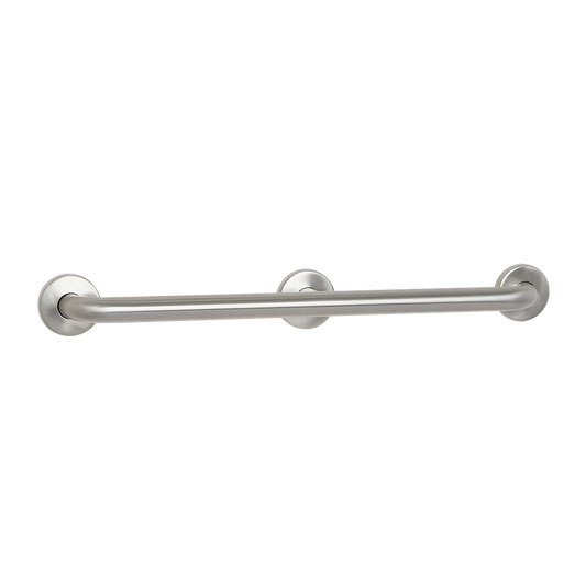 Seachrome Signature Series 24" Satin Stainless Steel 1.25 Diameter Concealed Flanges Bariatric Grab Bar