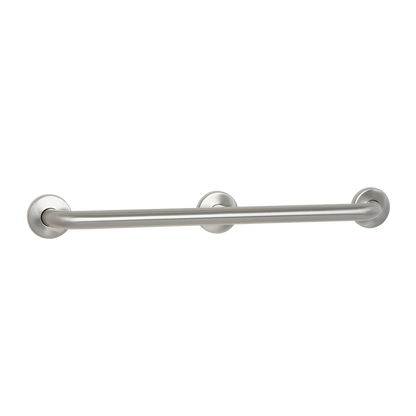 Seachrome Signature Series 24" Satin Stainless Steel 1.5 Diameter Concealed Flanges Bariatric Grab Bar