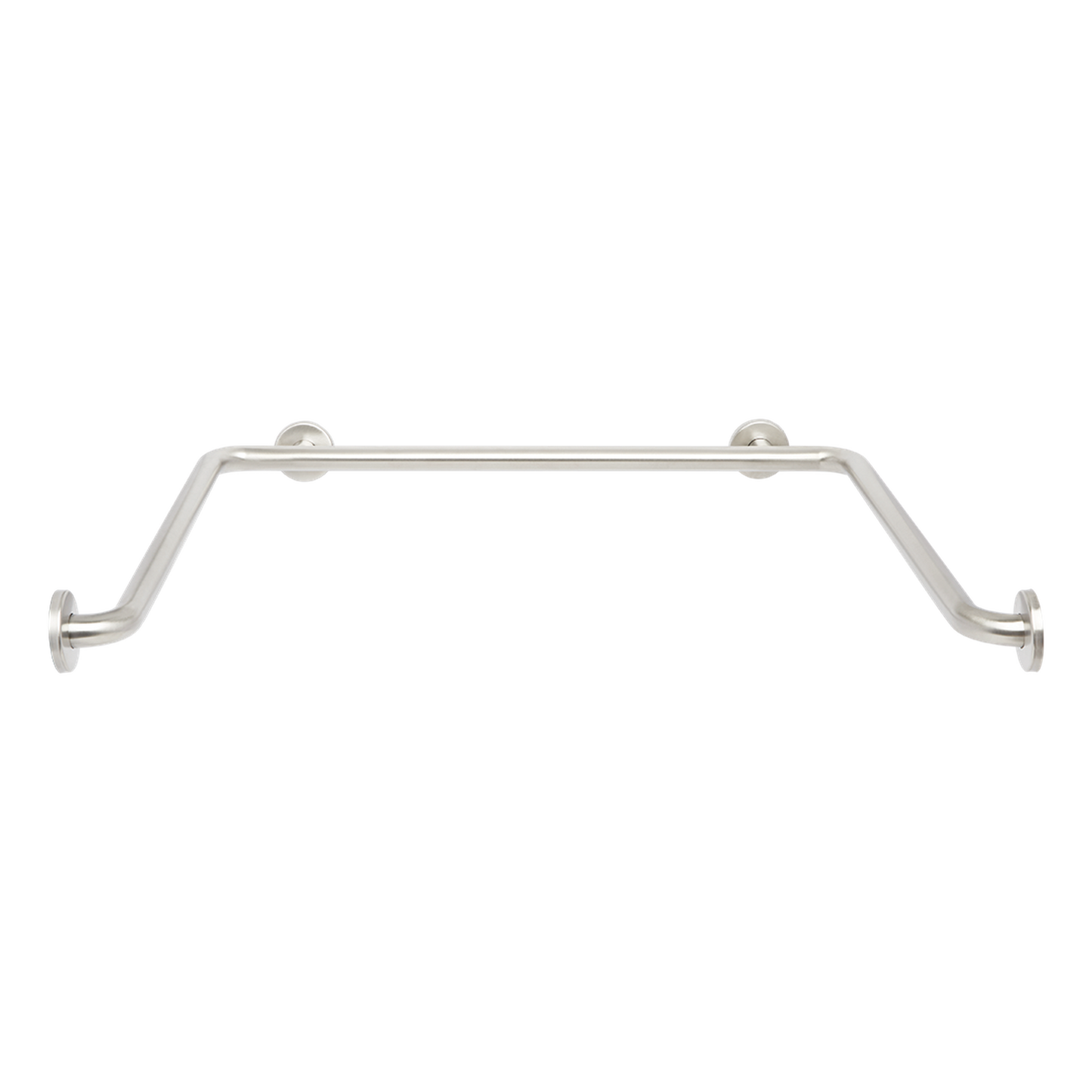 Seachrome Signature Series 30" x 60" Satin Stainless Steel 1.5" Bar Diameter Concealed Flange U-Shaped Shower Bar