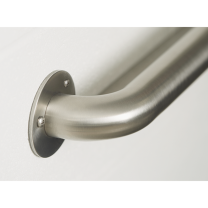 Seachrome Signature Series 32" Satin Stainless Steel 1.5 Diameter Exposed 3-Hole Mounting Flange Standard Ligature Resistant Grab Bar