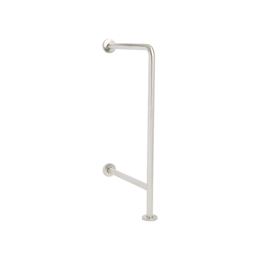 Seachrome Signature Series 33" H x 18" D Satin Stainless Steel 1.25" Bar Diameter Concealed Flange Drinking Fountain Grab Bar