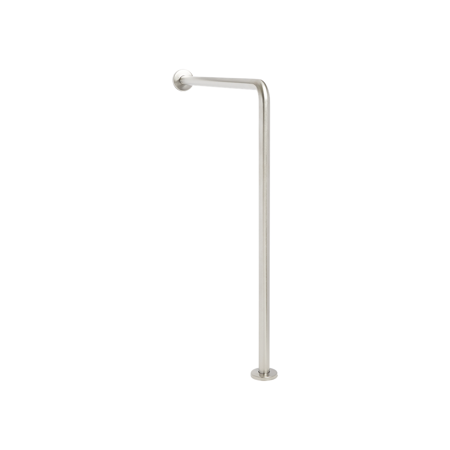 Seachrome Signature Series 33" H x 30" D Satin Stainless Steel 1.25" Bar Diameter Concealed Flange Wall-To-Floor Grab Bar