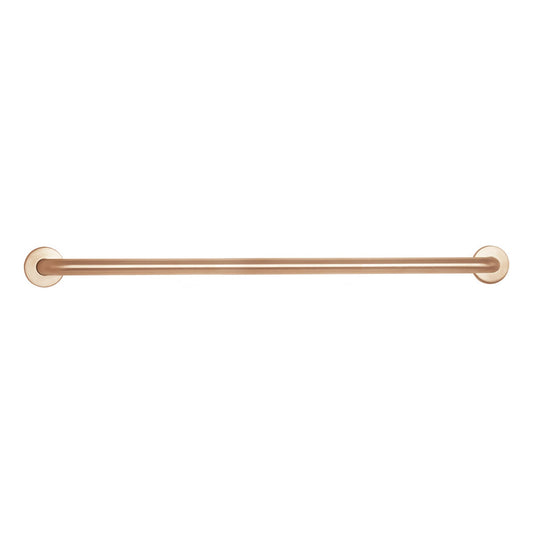 Seachrome Signature Series 48" Satin Stainless Straight Bathroom Grab Bar, CuVerro Antimicrobial Copper Alloy, 1.25" Diameter, ADA Compliant