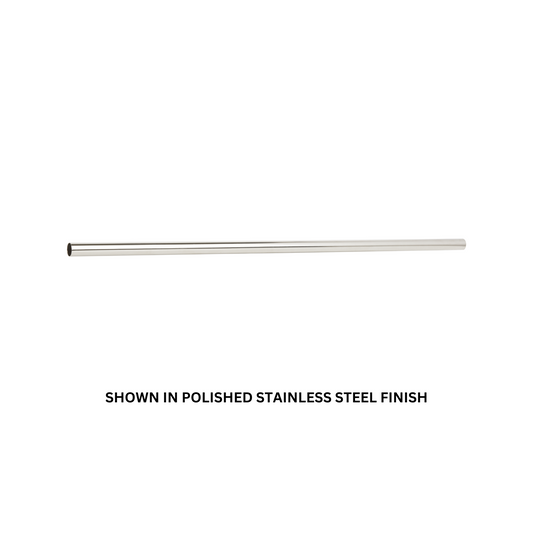 Seachrome Signature Series 72" White Wrinkle Powder Coat 1.25 Diameter 18 Gauge Straight Shower Rod