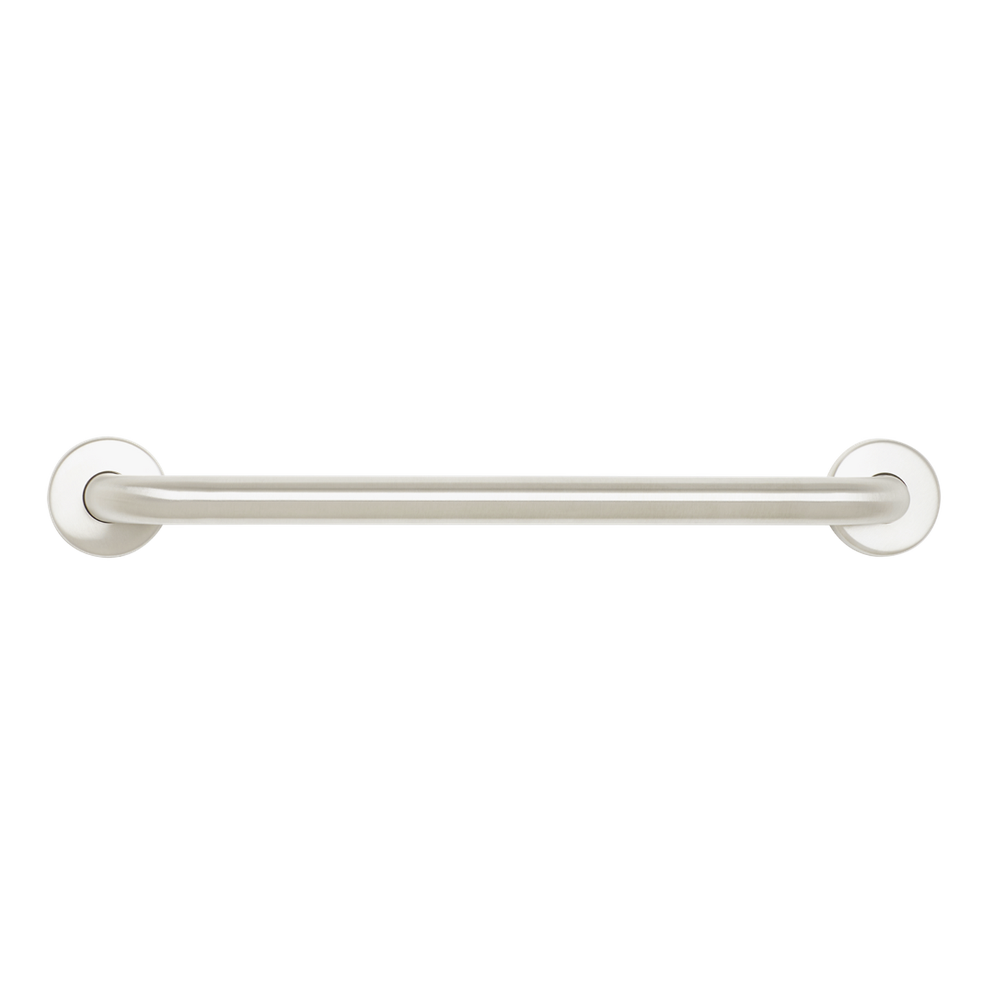 Seachrome Signature Series Value Line 12" Satin Stainless Steel 1.25" Tube Diameter Straight Concealed Flange Grab Bar