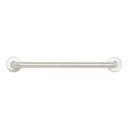 Seachrome Signature Series Value Line 12" Satin Stainless Steel 1.25" Tube Diameter Straight Concealed Flange Grab Bar