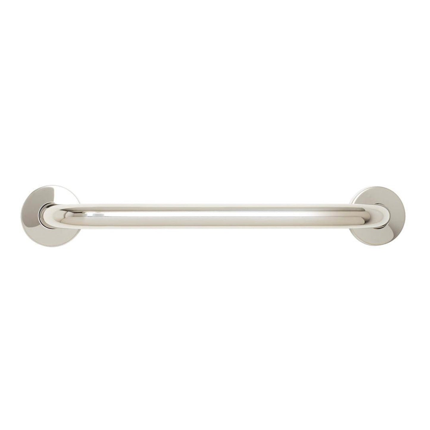 Seachrome Signature Series Value Line 16" Polished Stainless Steel 1.5" Tube Diameter Straight Concealed Flange Grab Bar