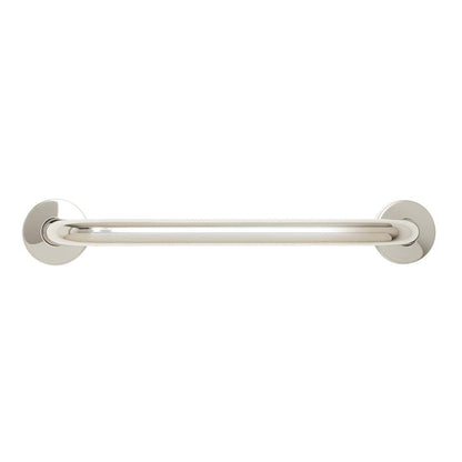 Seachrome Signature Series Value Line 18" Polished Stainless Steel 1.5" Tube Diameter Straight Concealed Flange Grab Bar
