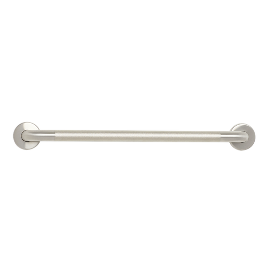 Seachrome Signature Series Value Line 30" Peened Stainless Steel With Satin Ends 1.25" Tube Diameter Straight Concealed Flange Grab Bar