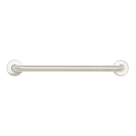 Seachrome Signature Series Value Line 30" Satin Stainless Steel 1.25" Tube Diameter Straight Concealed Flange Grab Bar