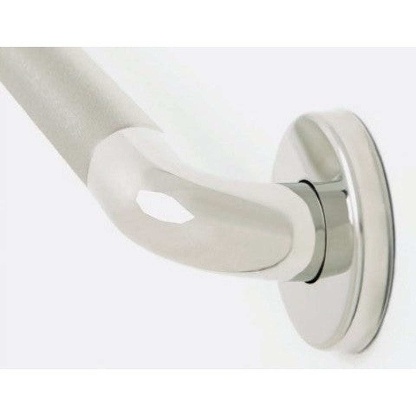Seachrome Signature Series Value Line IGZS 36" Peened Stainless Steel With Polished Ends 1.25" Tube Diameter Concealed Flange Grab Bar