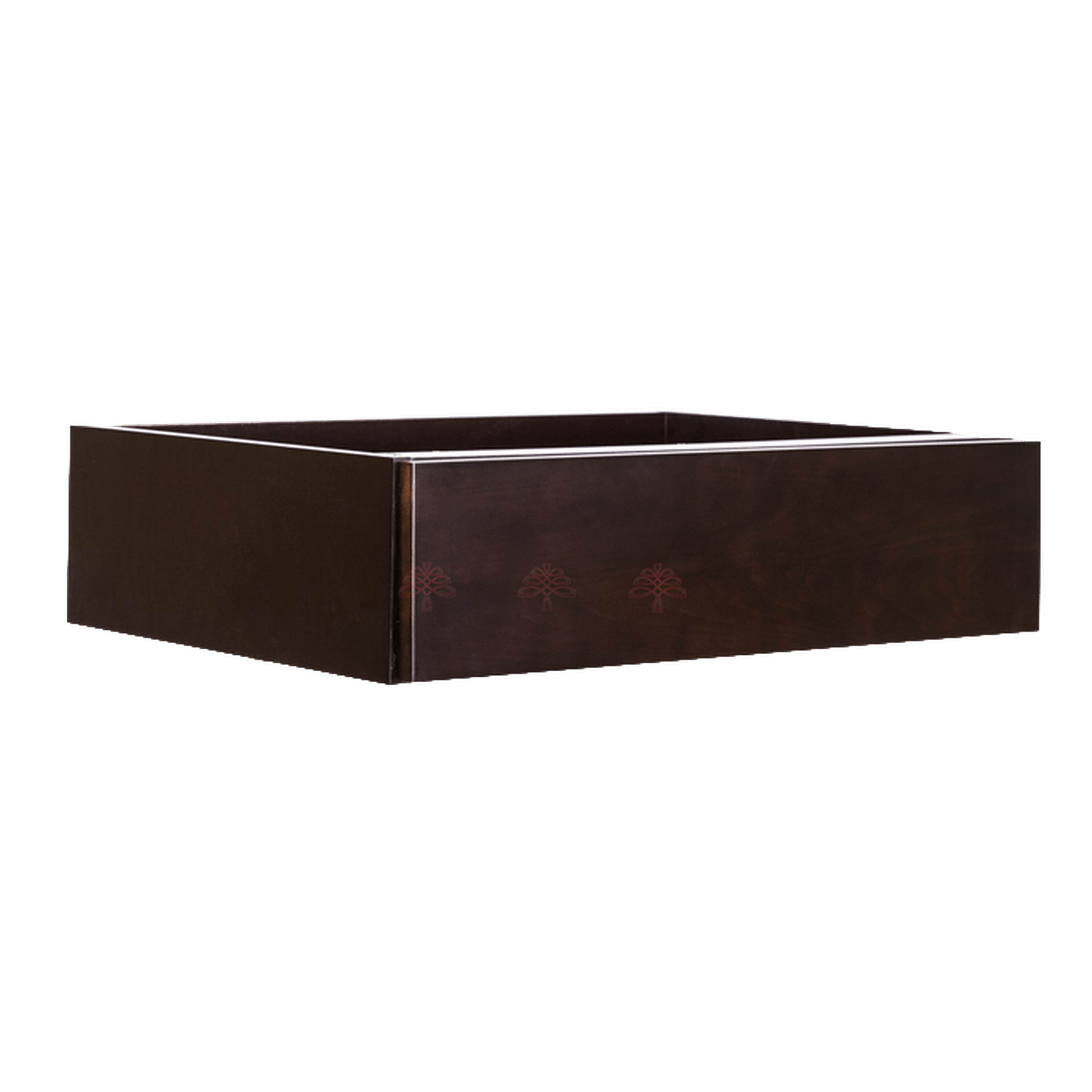 Selected Vendors AE-DKD24 Anchester 24" x 7" Freestanding Frameless Base Espresso Wood Cabinet