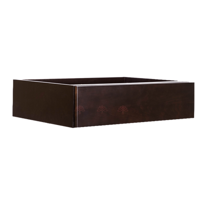 Selected Vendors AE-DKD24 Anchester 24" x 7" Freestanding Frameless Base Espresso Wood Cabinet