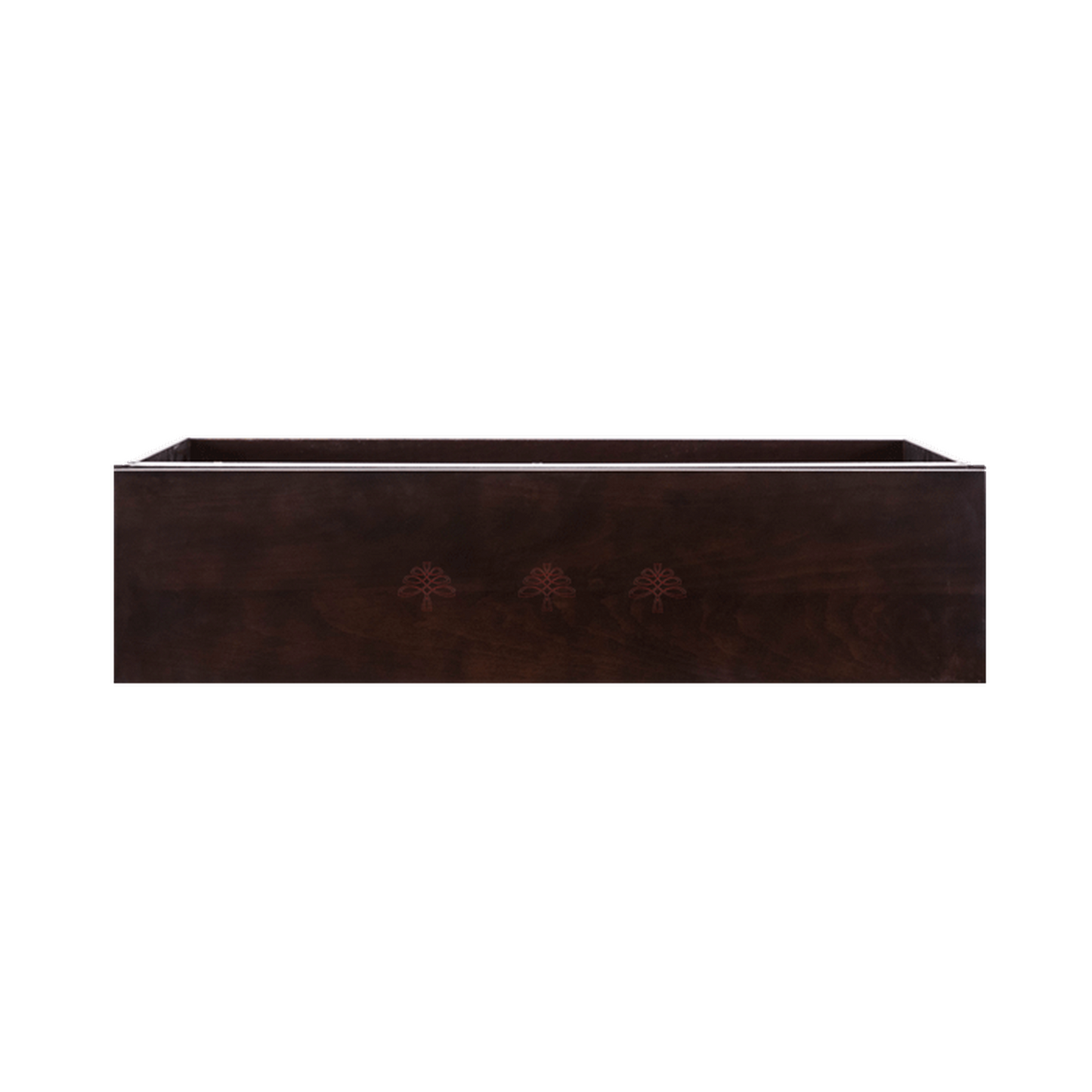 Selected Vendors AE-DKD24 Anchester 24" x 7" Freestanding Frameless Base Espresso Wood Cabinet