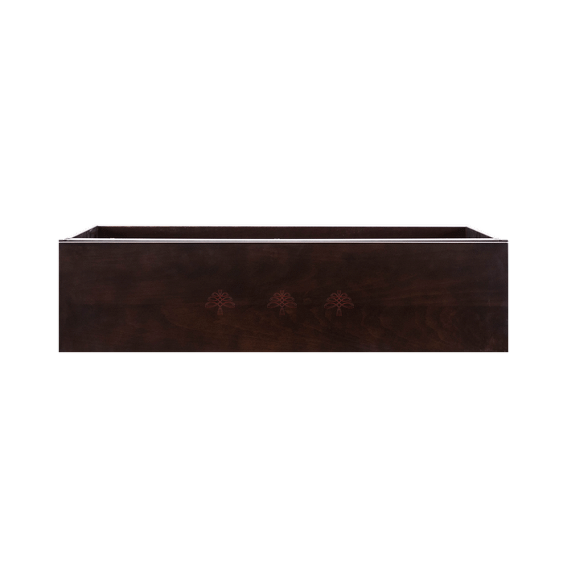 Selected Vendors AE-DKD24 Anchester 24" x 7" Freestanding Frameless Base Espresso Wood Cabinet