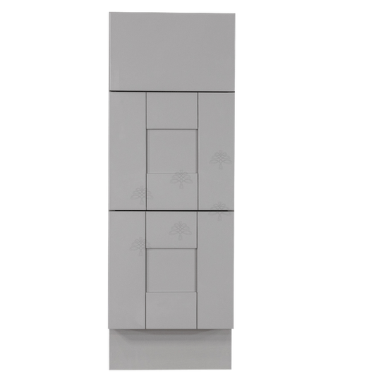 Selected Vendors AG-DB15-3 Anchester 15" x 35" Freestanding Frameless Base Gray Wood Cabinet