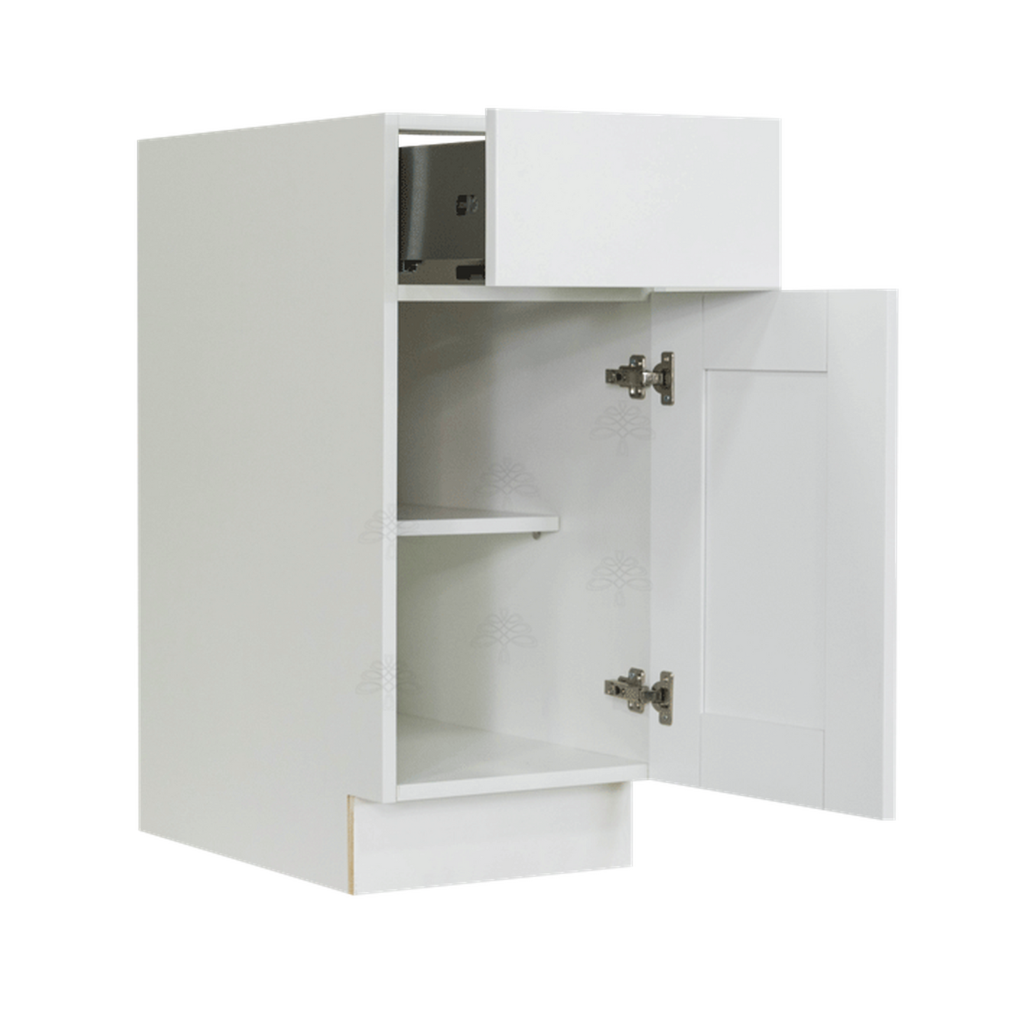 Selected Vendors AW-B15 Anchester 15" x 35" Freestanding White Wood Base Cabinet