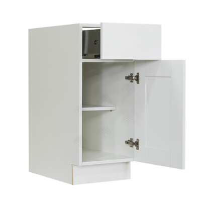 Selected Vendors AW-B15 Anchester 15" x 35" Freestanding White Wood Base Cabinet