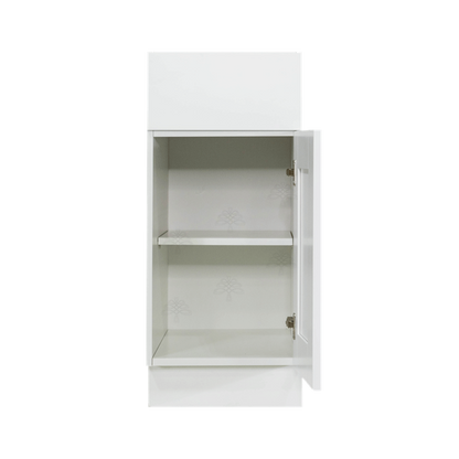Selected Vendors AW-B15 Anchester 15" x 35" Freestanding White Wood Base Cabinet