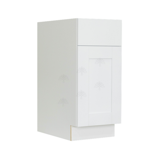 Selected Vendors AW-B15 Anchester 15" x 35" Freestanding White Wood Base Cabinet