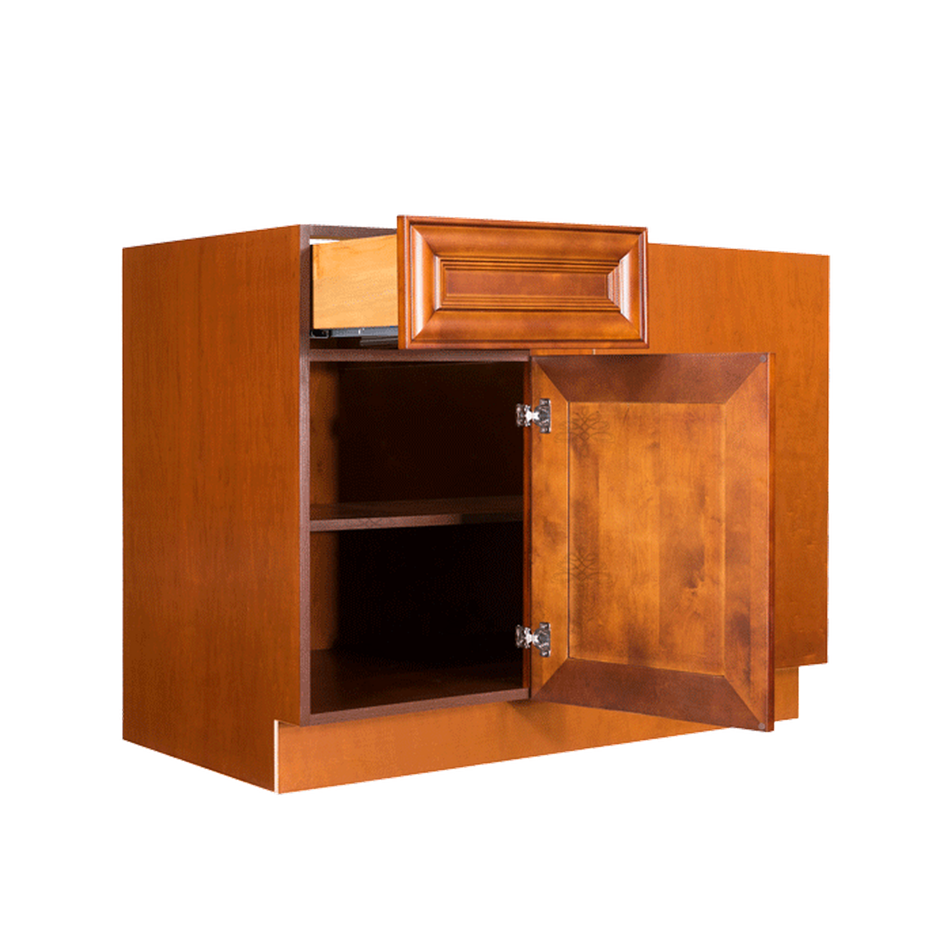 Selected Vendors C-BBC45 Cambridge 45" x 35" Freestanding Base Chestnut Wood Cabinet