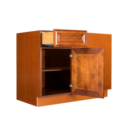Selected Vendors C-BBC45 Cambridge 45" x 35" Freestanding Base Chestnut Wood Cabinet