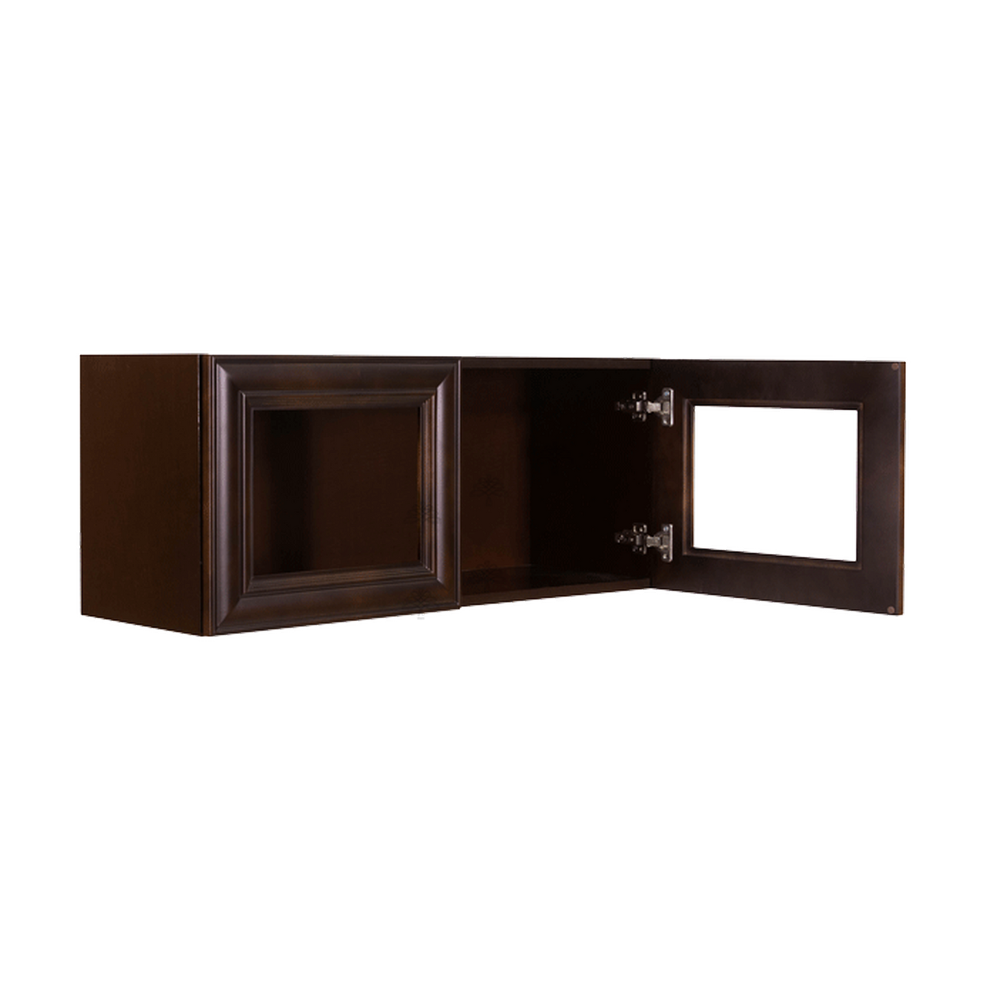 Selected Vendors E-W3612-24 Edinburgh 36" x 12" Wall-Mounted Espresso Wood Cabinet