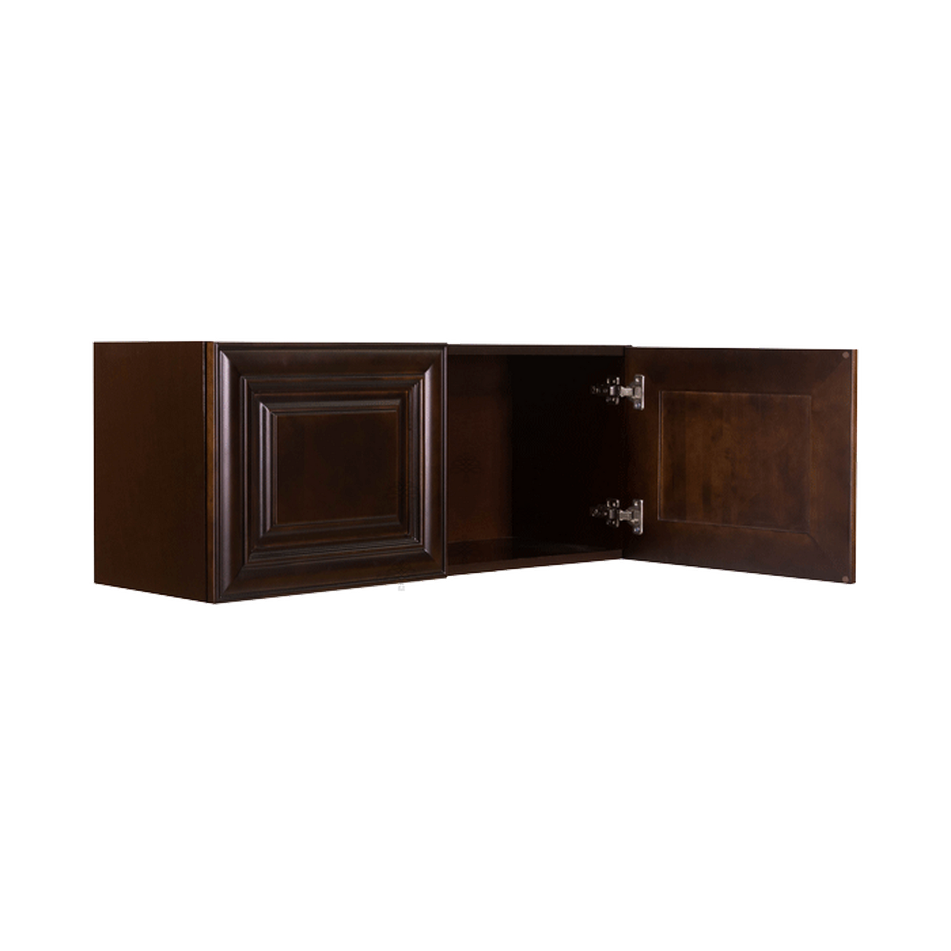 Selected Vendors E-W3612-24 Edinburgh 36" x 12" Wall-Mounted Espresso Wood Cabinet