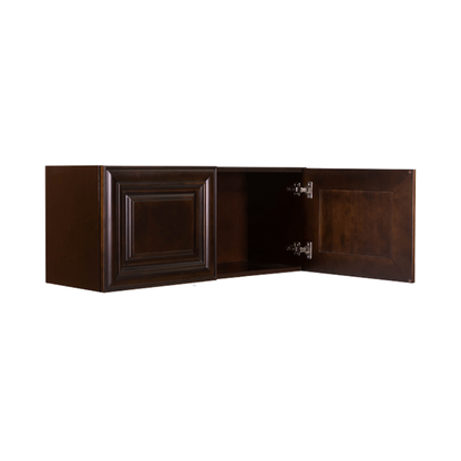 Selected Vendors E-W3612-24 Edinburgh 36" x 12" Wall-Mounted Espresso Wood Cabinet