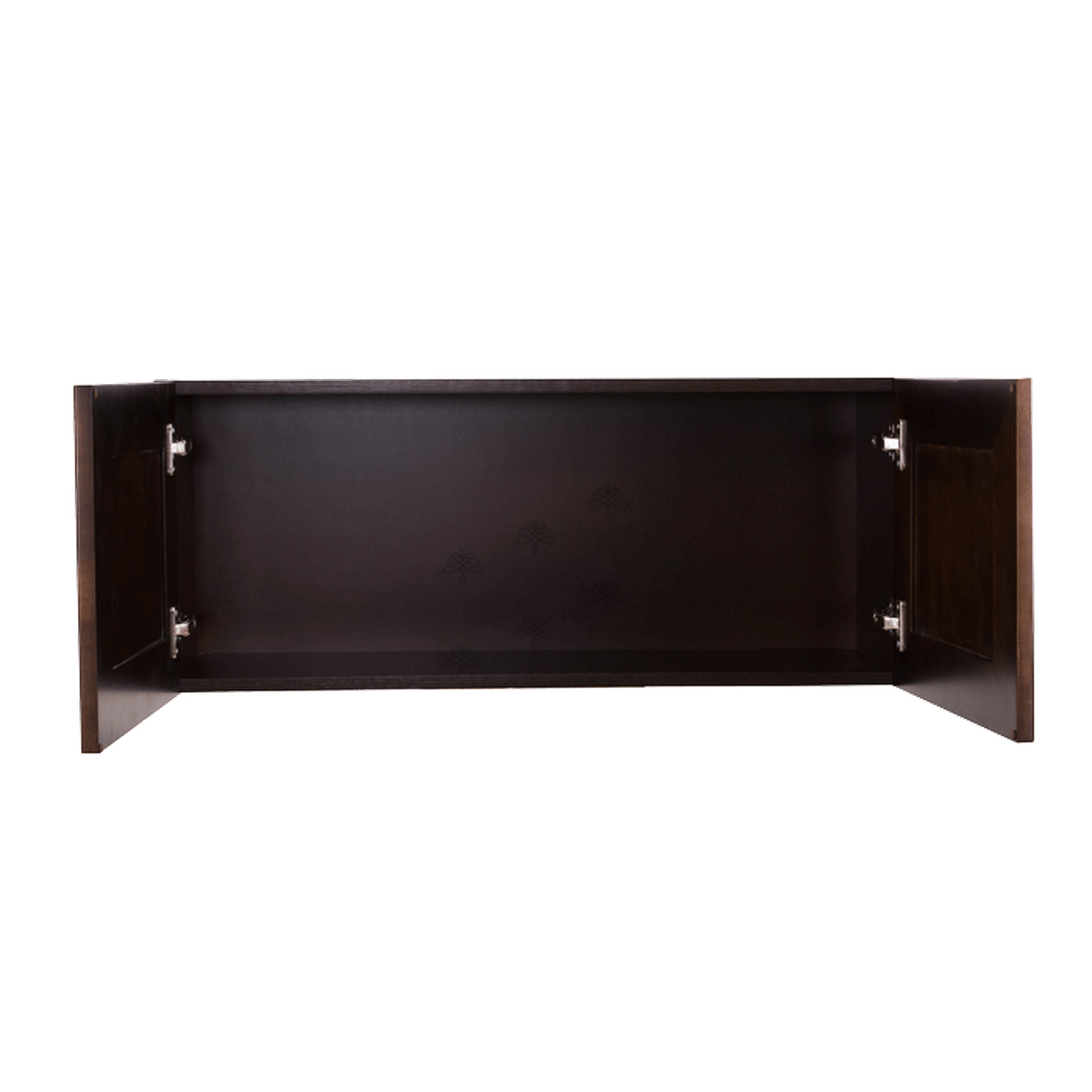 Selected Vendors E-W3612-24 Edinburgh 36" x 12" Wall-Mounted Espresso Wood Cabinet