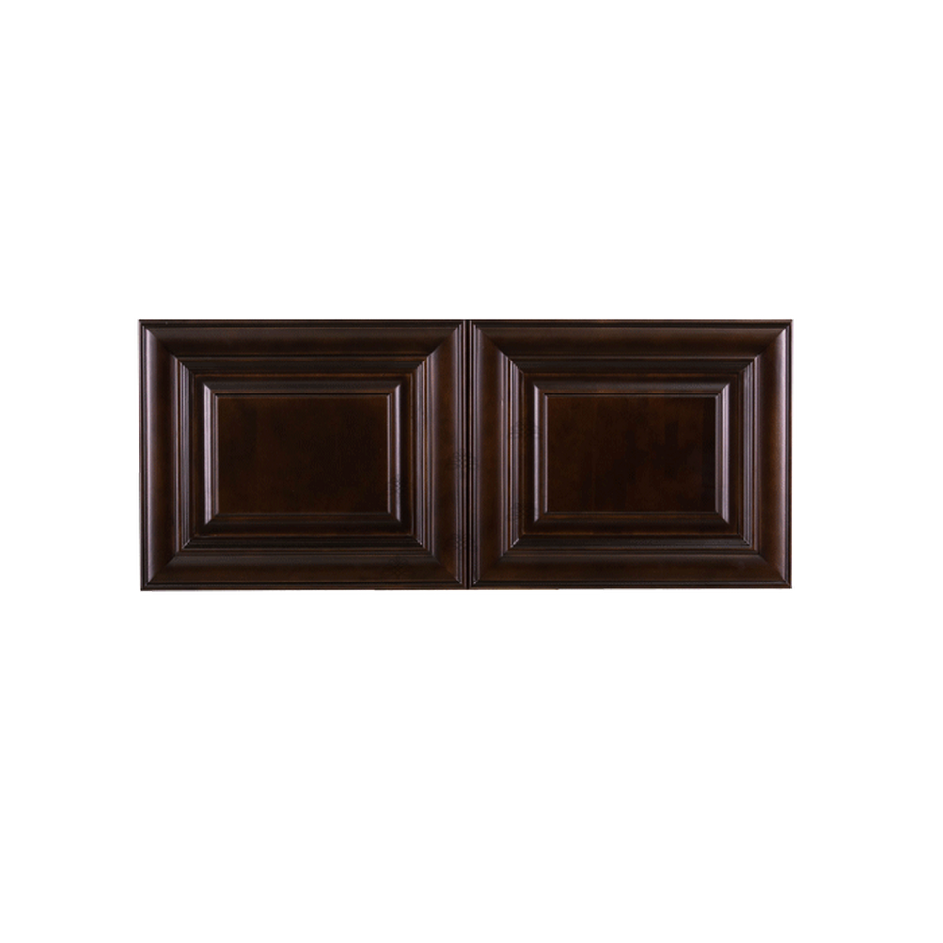 Selected Vendors E-W3612-24 Edinburgh 36" x 12" Wall-Mounted Espresso Wood Cabinet