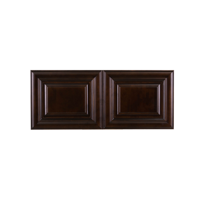 Selected Vendors E-W3612-24 Edinburgh 36" x 12" Wall-Mounted Espresso Wood Cabinet