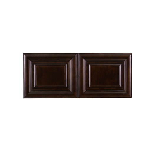 Selected Vendors E-W3612-24 Edinburgh 36" x 12" Wall-Mounted Espresso Wood Cabinet