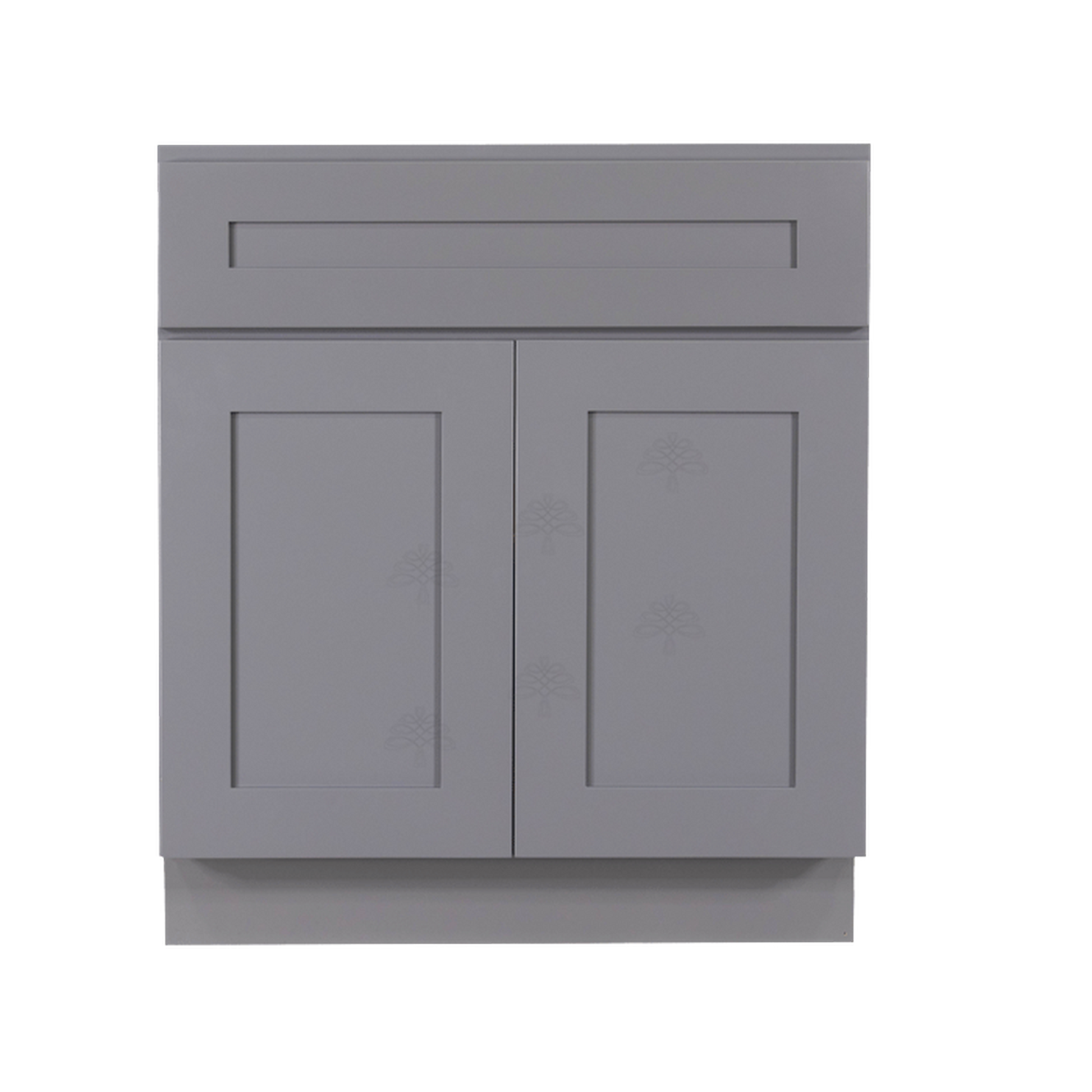 Selected Vendors LG-B24 Lancaster 24" x 35" Freestanding Base Dark Gray Wood Cabinet