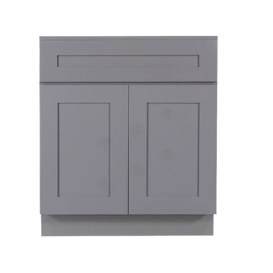 Selected Vendors LG-B24 Lancaster 24" x 35" Freestanding Base Dark Gray Wood Cabinet