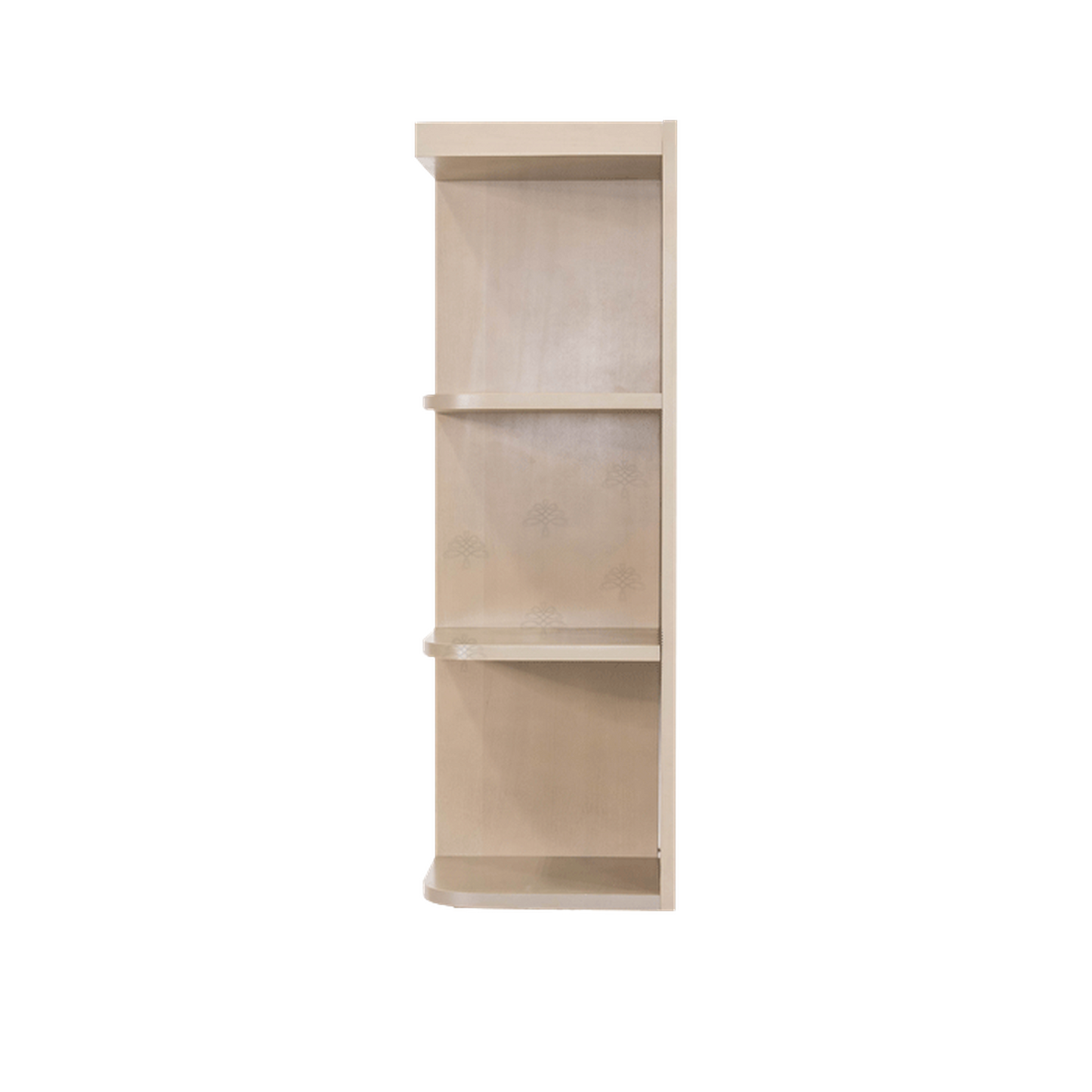 Selected Vendors LSW-WOES1236L Lancaster 12" x 36" Wall-Mounted Open End Left Side Stone Wash Wood Shelving