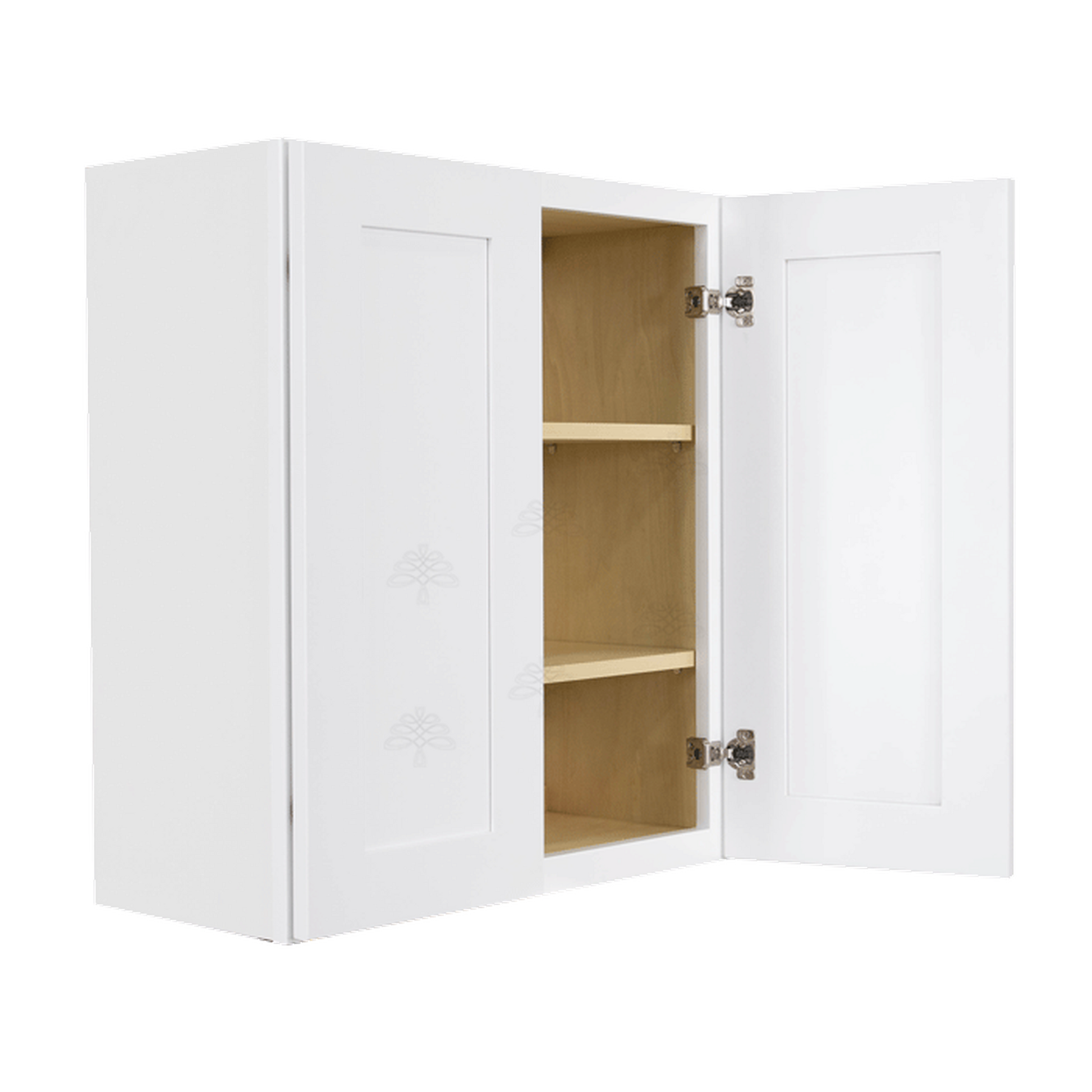 Selected Vendors LW-W3630 Lancaster 36" x 30" Wall-Mounted White Wood Wall Cabinet
