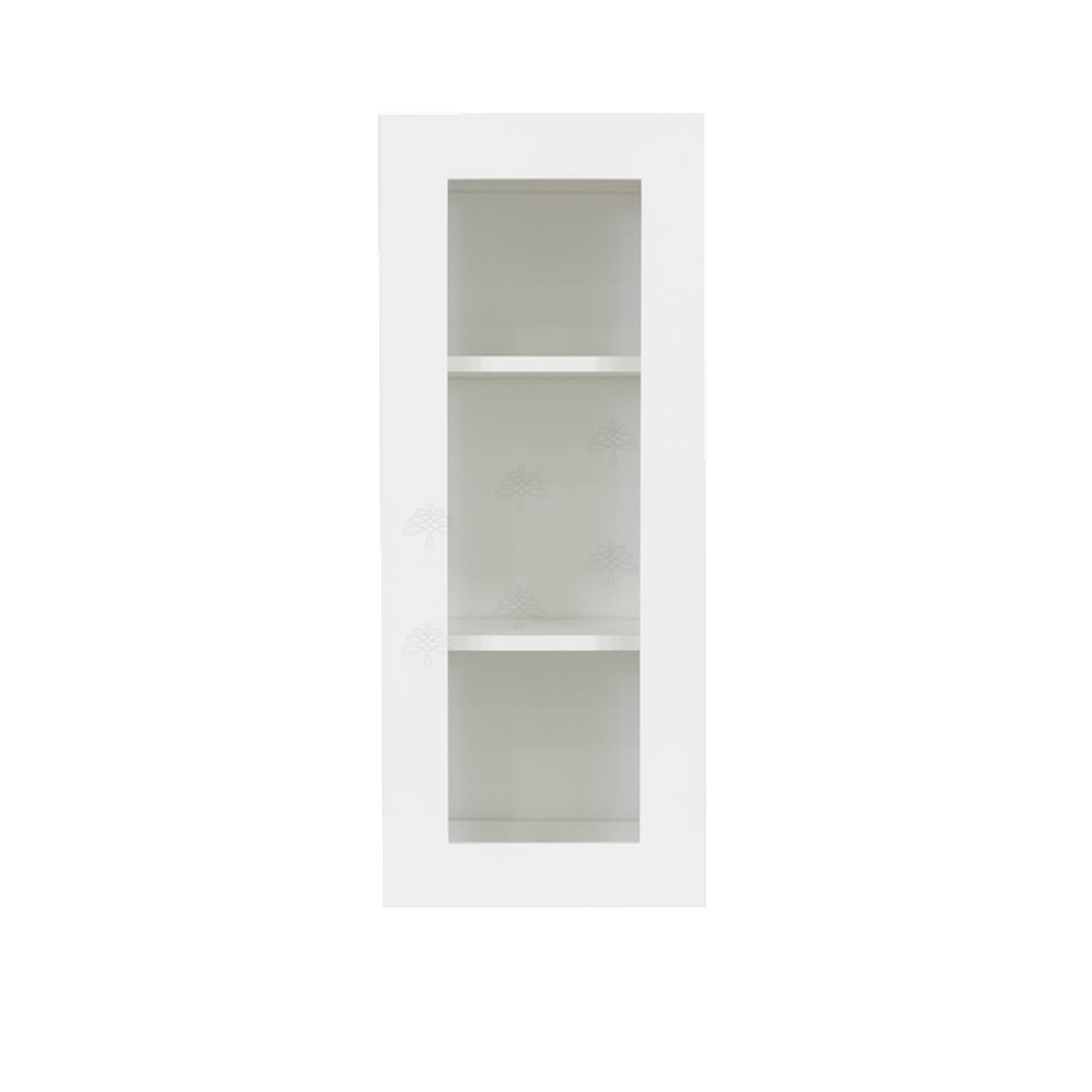 Selected Vendors LW-WMD1536 Lancaster 15" x 36" Wall-Mounted White Wood Wall Cabinet